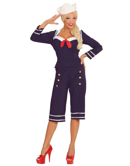 50 Talls Pin Up Sailor Damekostyme