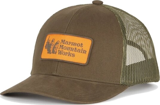 Marmot Retro Trucker Hat Olive Grove Marmot Retro Trucker Hat Olive Grove