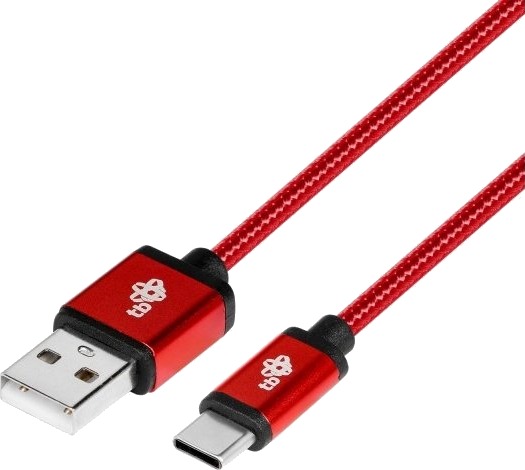 Usb Til Usb-C-Kabel 1,5 M Rubinrød