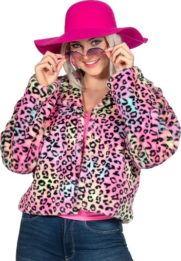 Wilbers & Wilbers Pelsjakke Leopard Rosa 44 46 004476-V-044