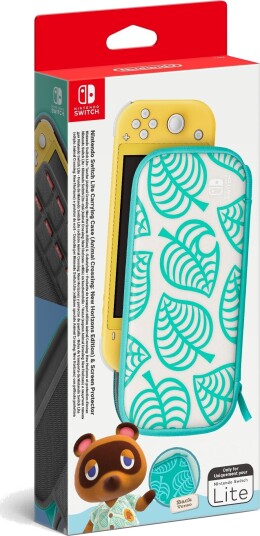 Nintendo Switch Lite Carrying Case with Animal Crossin New Horizons theme