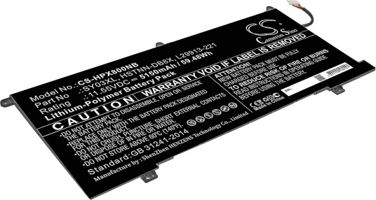 Batteri til HP Chromebook X360 14 G1 etc