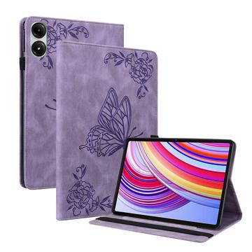 Xiaomi Redmi Pad Pro/Poco Pad Butterfly Series Folio Deksel Lilla