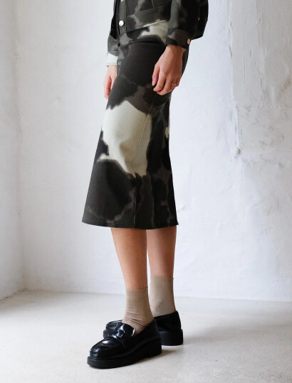 Helmstedt Asta Denim Skirt - Green - XS Helmstedt Asta Denim Skirt - Green - XS
