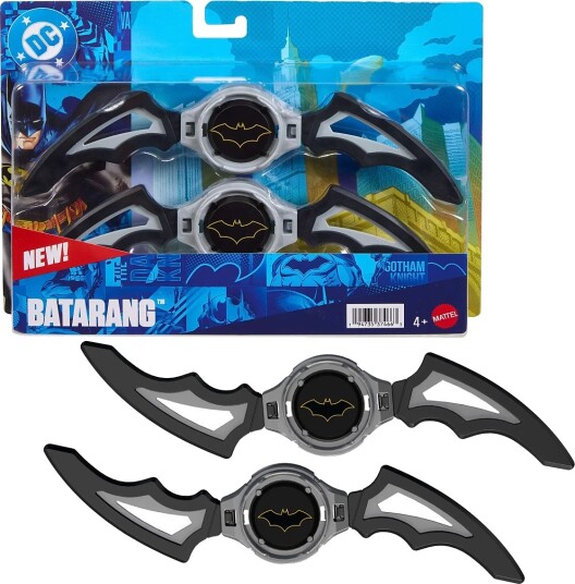 DC Comics Dc Premier Batlink Batarang Role Play Toy Iconic Batman Boomerang Weapon 8 Inches Wide Black ONE SIZE DC Comics Dc Premier Batlink Batarang Role Play Toy Iconic Batman Boomerang Weapon 8 Inches Wide Black ONE SIZE