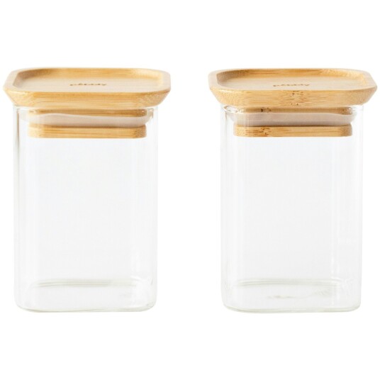 Pebbly Glasskrukker Med Lokk 2 pk 2x 24 cl