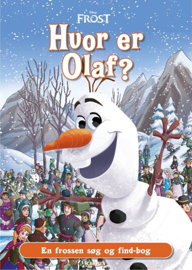 Forlaget Carlsen Hvor er Olaf? En søg og find Bog Disney