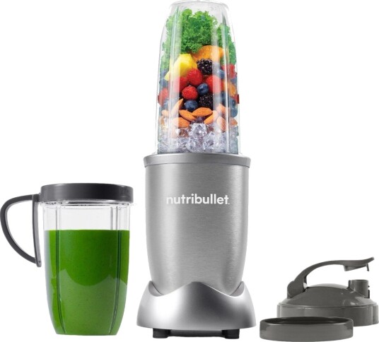Nutribullet Pro 900 Smoothieblender 0,92L 900W Sølv med Pulsfunksjon