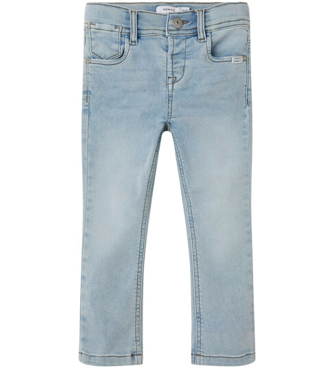 Name It Light Jeans Nmmsilas Blå bleket denim
