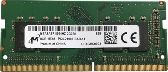 Micron DDR4 SO-DIMM 8GB 2400MHz CL17 MTA8ATF1G64HZ-2G3B1