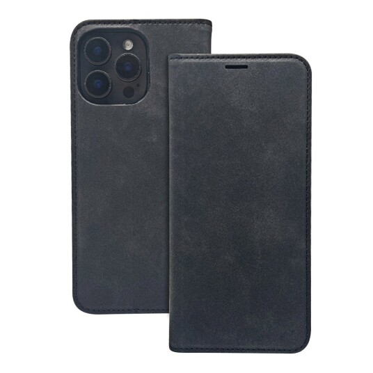 TFO Smart Suede Etui for iPhone 16e Svart
