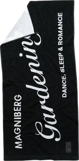 MAGNIBERG Pump Towel Black 70X140 MAGNIBERG Pump Towel Black 70X140