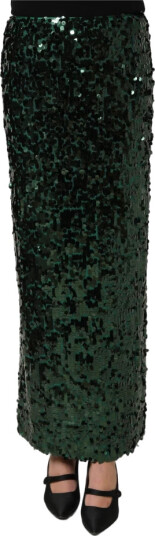 Dolce & Gabbana Dame Skjørt Grønn L, Dolce & Gabbana Dame Skjørt Grønn L,
