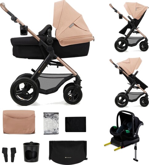 Kinderkraft MOOV 2 4-in-1 Air Duovogn Sand Beige Kinderkraft MOOV 2 4-in-1 Air Duovogn Sand Beige
