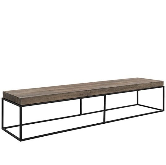 Artwood TV benk Carlisle 180 x 45 cm Silver Back Artwood Artwood TV benk Carlisle 180 x 45 cm Silver Back Artwood