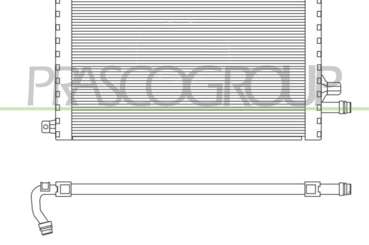 PRASCO LR036R001 Radiator motorkjøling