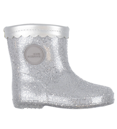 Sofie Schnoor Baby and Kids Rubber Boot W/O Lining - Silver - 24 Sofie Schnoor Baby and Kids Rubber Boot W/O Lining - Silver - 24
