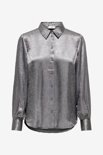 JDY - Skjorte jdyAlley Life L/S Loose Shirt Wvn - Grå