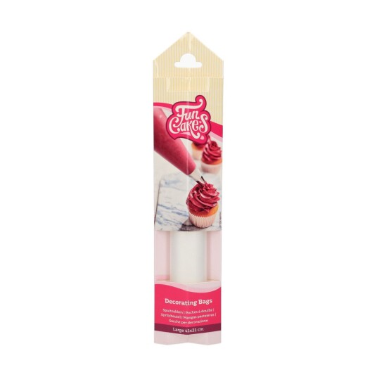 Funcakes Engangs Sprøyteposer 41cm 10 Stk 