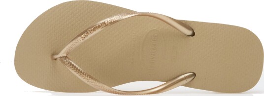 Havaianas Unisex Slim 41/42, Sand Grey/Light Golden