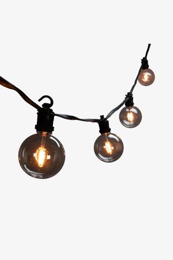 Konstsmide Lyssett 10 pærebytte. LED 450cm Svart