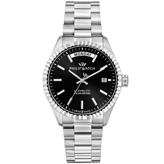 Philip Watch Caribe R8223597108 - Herre - 42 mm - Analog - Automatisk - Safirglass Philip Watch Caribe R8223597108 - Herre - 42 mm - Analog - Automatisk - Safirglass