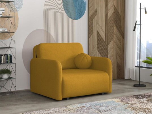 Ajmeri Sovesofa 2 seter i Plysj Gul Ajmeri Sovesofa 2 seter i Plysj Gul