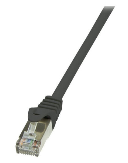 Logilink Econline Koblingskabel Rj-45 Hann Til Rj-45 Hann 3 M Foliebelagt Uskjermet Tvinnet Kabelpar F/Utp Cat 6 Svart