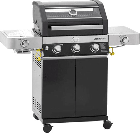 Rösle Videro G3-S Gassgrill med 3 Brennere 20500W Sort