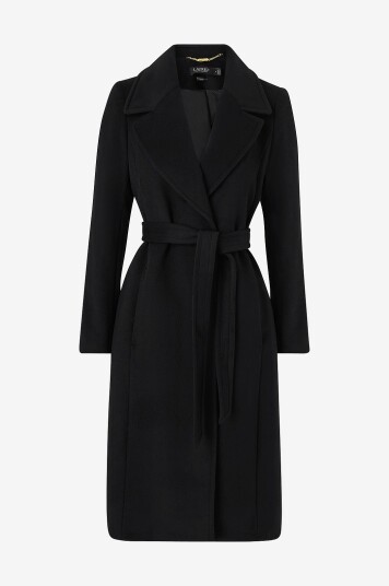 Lauren Ralph Lauren Kåpe Cashmere Blend wool Wrap 42" Svart Lauren Ralph Lauren Kåpe Cashmere Blend wool Wrap 42" Svart