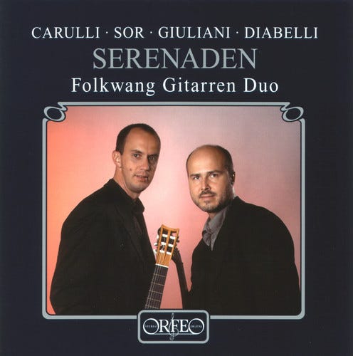 Folkwang Gitarren Duo Anton Diabelli Ferdinando Carulli  Serenaden  CD