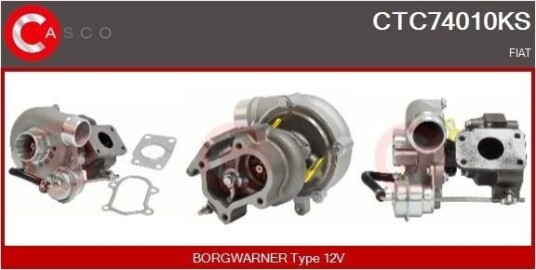 Turbolader CASCO CTC74010KS Turbolader CASCO CTC74010KS