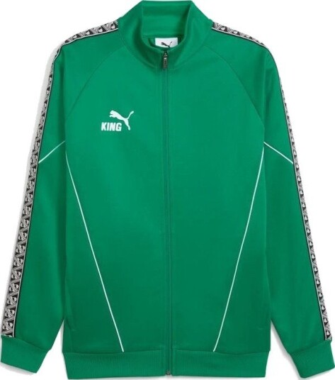 PUMA Treningsjakke teamKING Anthem Grønn/PUMA White/PUMA Svart Barn størrelse 152 cm
