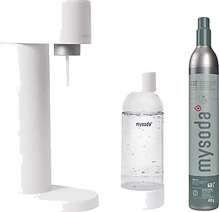 Mysoda kullsyremaskin woody white incl. 60l sylinder