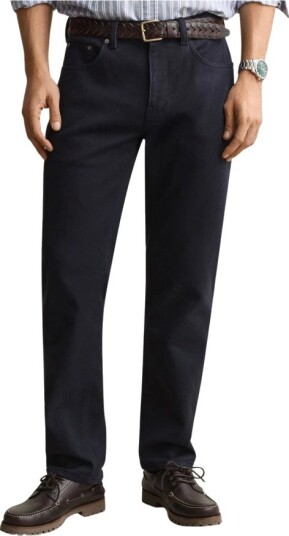 Gant Reg Soft Twill Jeans Navy 38 x 32 Gant Reg Soft Twill Jeans Navy 38 x 32