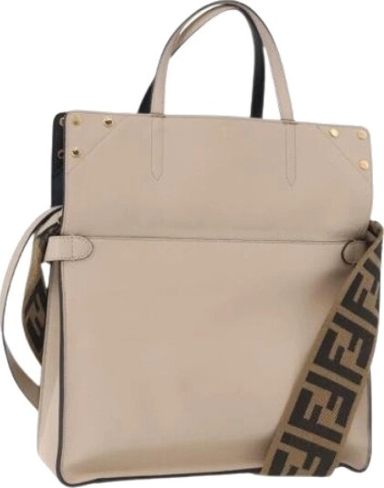 Fendi Vintage Dame Pre owned Beige ONE SIZE,