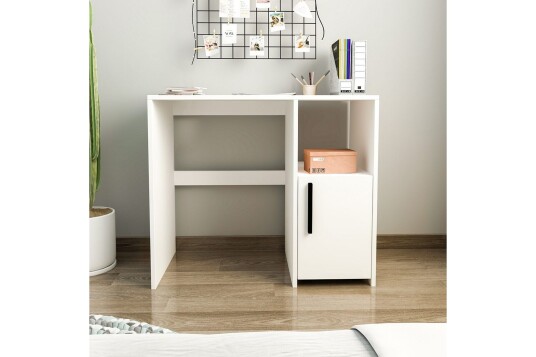 Brenn Skrivebord 45x90 cm Hvit