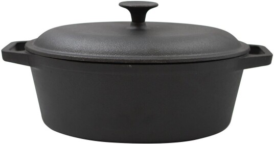 Nordwik støpejernsgryte oval 4 l Svart Nordwik støpejernsgryte oval 4 l Svart