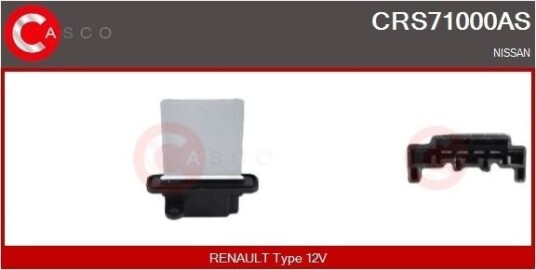 Motstand kupévifte CASCO CRS71000AS