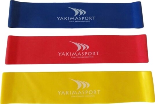 Yakimasport Mini Band Ulike Motstandsnivåer Fargerikt Sett 3 Stk. Yakimasport Mini Band Ulike Motstandsnivåer Fargerikt Sett 3 Stk.