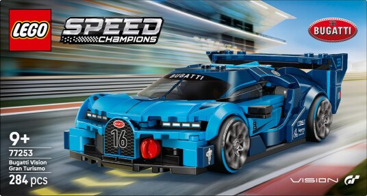 LEGO Speed Champions Bugatti Vision GT Hyper Sports Car 77253 Flerfarget ONE SIZE