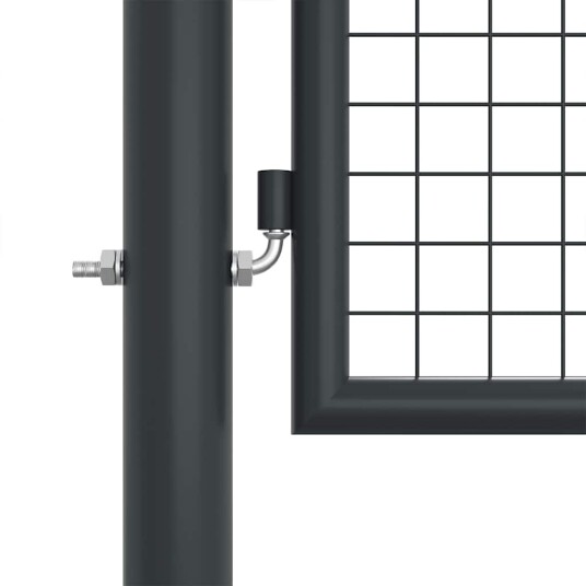 Hageport netting galvanisert stål 400x175 cm grå