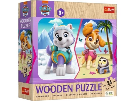 Trefl Trepuslespill 24 Deler Girls' Paw Patrol
