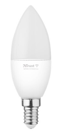 Trust Computer Products Smart Home Led-Lyspære E14 Klasse A+ Hvitt Lys 1800-6500 K Stearinlys Hvit En Pakke 2 Trust Computer Products Smart Home Led-Lyspære E14 Klasse A+ Hvitt Lys 1800-6500 K Stearinlys Hvit En Pakke 2