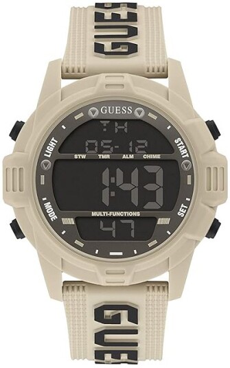 Guess Herreklokke GW0050G5 Sport LCD/Gummi Ø48 mm