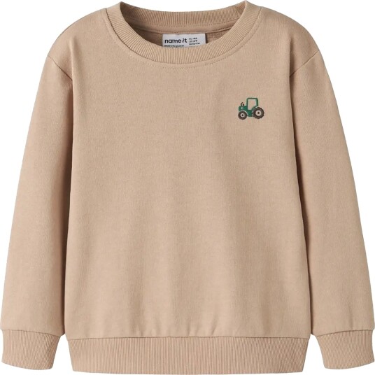 Name It Nmmvallen Ls Nreg Sweat Unb Brown 92