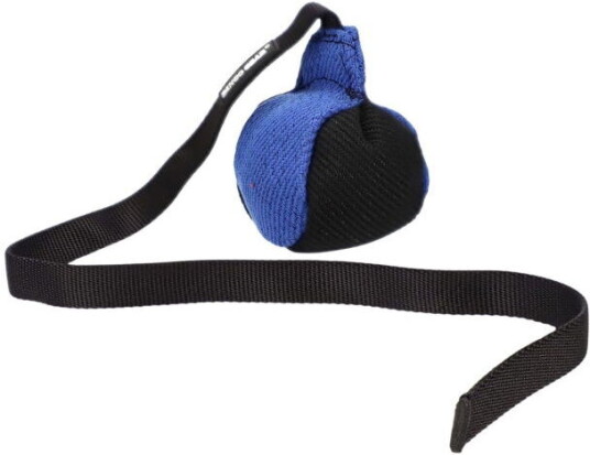 Dingo Gear Myk Treningsball Med Tau 9 cm Blå