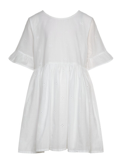 The New Tnnancy S_S Dress White 158/164 The New Tnnancy S_S Dress White 158/164