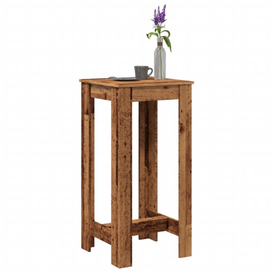 Barbord gammelt tre 51x50x103,5 cm konstruert tre Barbord gammelt tre 51x50x103,5 cm konstruert tre