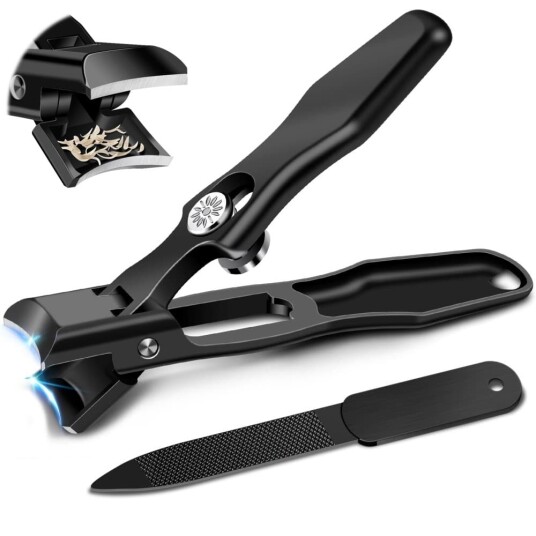 Negleklipper Rustfritt stål Fingernegler Tånegler Clipper Negletrimmer Manikyrverktøy Negleklipper Rustfritt stål Fingernegler Tånegler Clipper Negletrimmer Manikyrverktøy